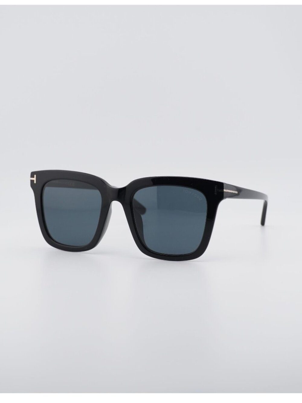 Tom Ford FT0969-K 01A Sunglasses Black Square Frame, Grey Lenses